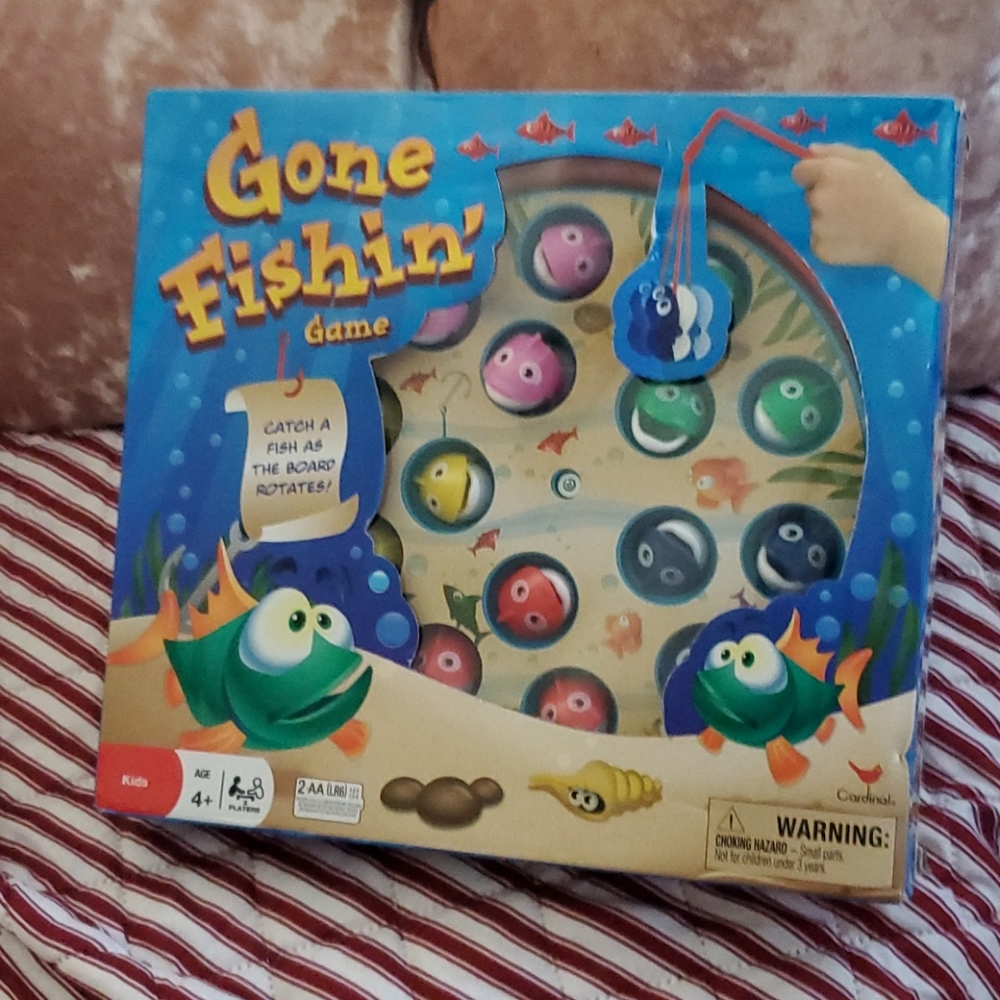 Gone fishing game for ages 4+ get back no screen
